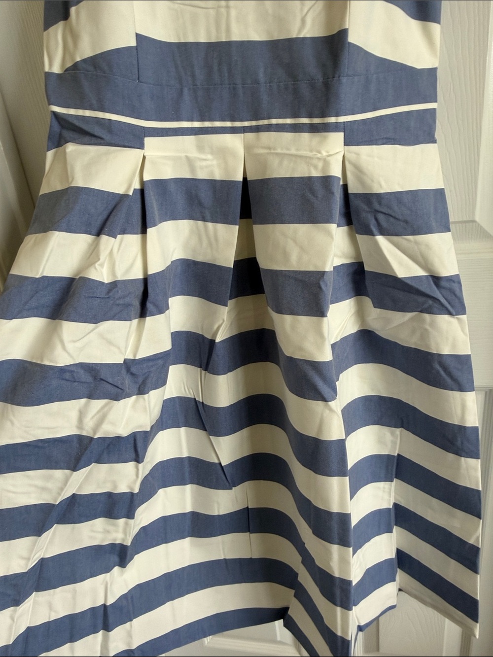 NWT The Limited Blue and White Striped Halter Midi Dress - Picture 11 of 16